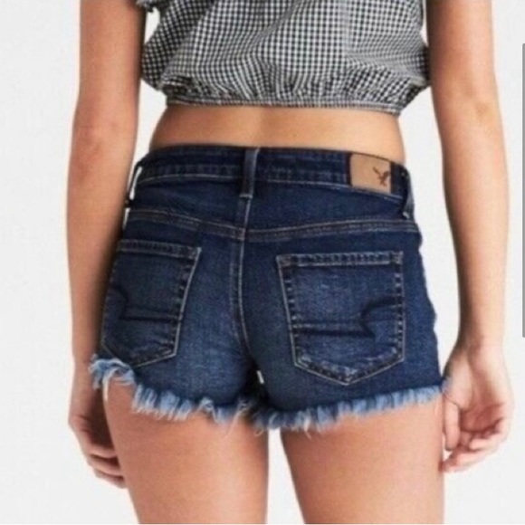 AMERICAN EAGLE Vintage High Rise Festival Jean Shorts - Size 6 - Picture 2 of 7